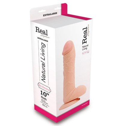 Dildo-REALISTIC DILDO REAL RAPTURE FLESH 10"""""""""""""""" Real Rapture