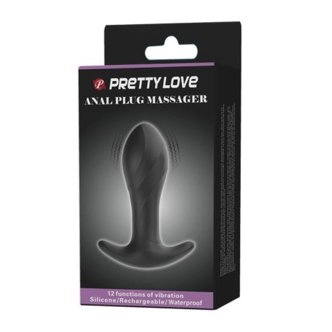 PRETTY LOVE - Anal Plug Massager 12 Functions USB Pretty Love