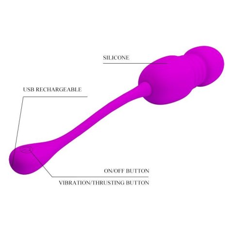 PRETTY LOVE - Callie, 12 vibration functions Memory function 12 thrusting settings Pretty Love