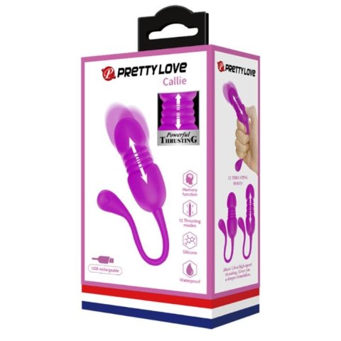 PRETTY LOVE - Callie, 12 vibration functions Memory function 12 thrusting settings Pretty Love