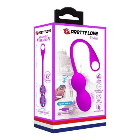 PRETTY LOVE - ELVIRA Purple- Kegel balls Pretty Love