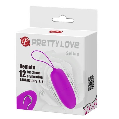 PRETTY LOVE -SELKIE, 12 vibration functions Wireless remote control Pretty Love