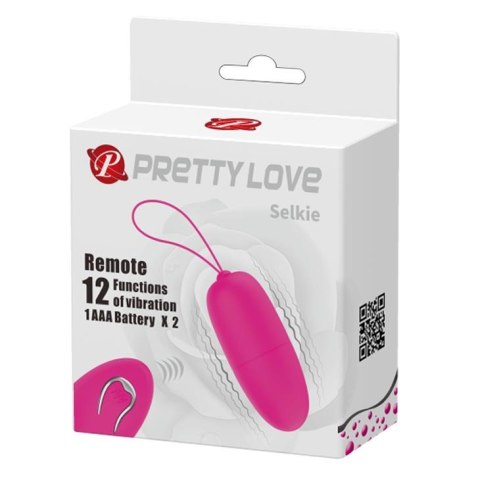 PRETTY LOVE -SELKIE, 12 vibration functions Wireless remote control Pretty Love