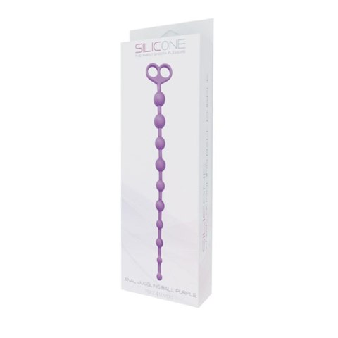 Plug/kulki-FALLO ANALE ANAL JUGGLING BALL SILICONE PURPLE Toyz4lovers