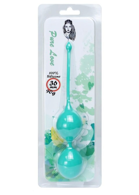 Silicone Kegel Balls 36mm 90g Green - B - Series B - Series Femme