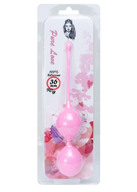 Silicone Kegel Balls 36mm 90g Pink - B - Series B - Series Femme