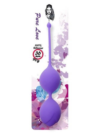 Silicone Kegel Balls 36mm 90g Purple - B - Series B - Series Femme