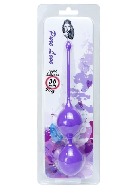 Silicone Kegel Balls 36mm 90g Purple - B - Series B - Series Femme