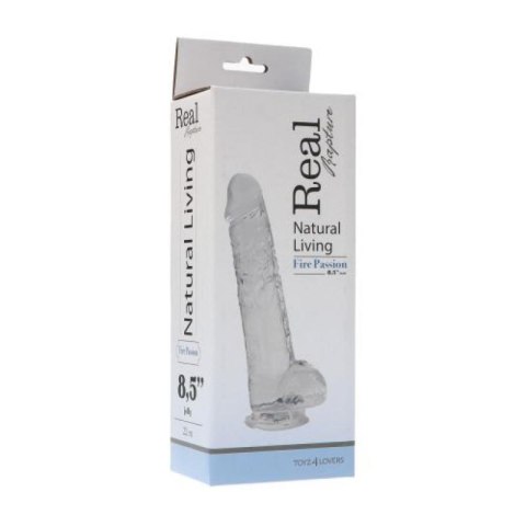 Dildo Clear Passion Large Real Rapture