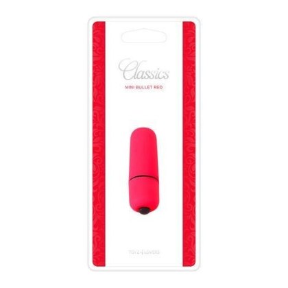 Wibrator-MINI VIBRATORE BULLET CLASSICS RED Toyz4lovers