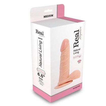 Wibrator-REALISTIC VIBRATOR REAL RAPTURE FLESH 6.5"""""""""""""""" Real Rapture