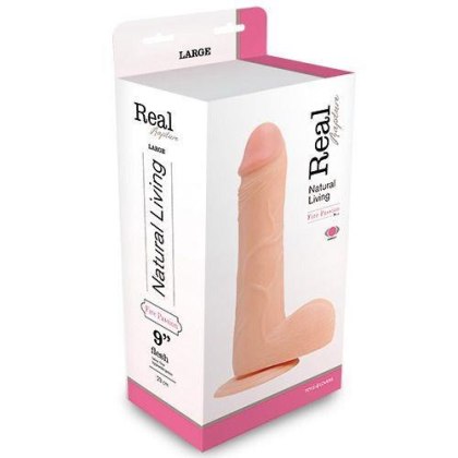 Wibrator-REALISTIC VIBRATOR REAL RAPTURE FLESH 9"""""""""""""""" Real Rapture