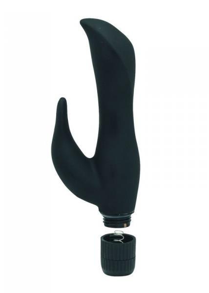 Wibrator-Timeless rabbit black massager Toyz4lovers