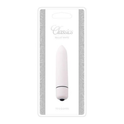 Wibrator-VIBRATORE BULLET CLASSICS WHITE Toyz4lovers