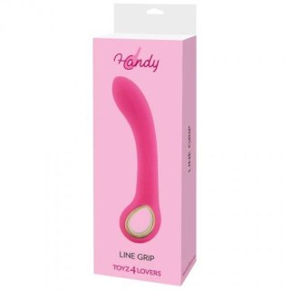 Wibrator-VIBRATORE CLASSICO HANDY LINE GRIP PINK Toyz4lovers