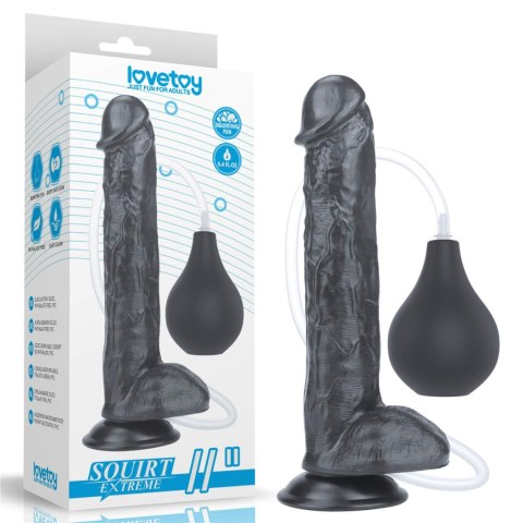 11'' Squirt Extreme Dildo - Black Lovetoy