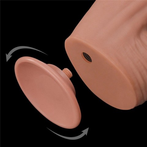 12'' King Sized Sliding Skin Dual Layer Dong Lovetoy