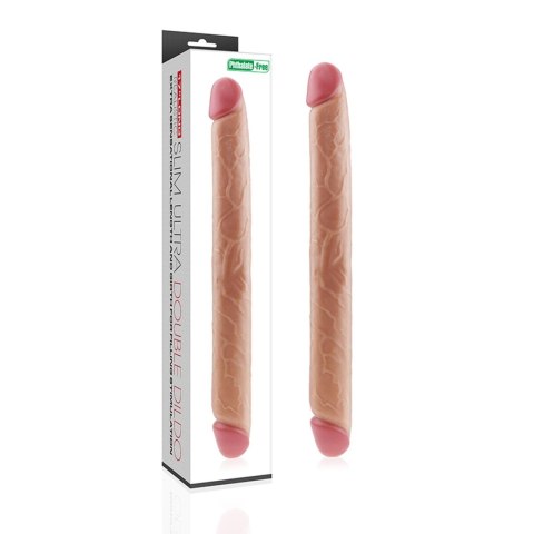 17"" King Size Realistic Slim Ultra Double Dildo Lovetoy