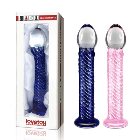 7.5"" Glass Romance Blue Lovetoy