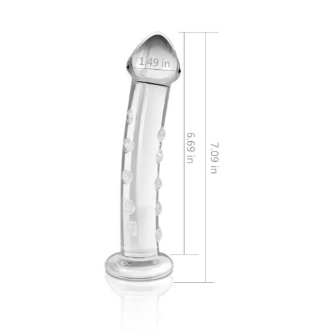 7.5"" Glass Romance Clear Lovetoy