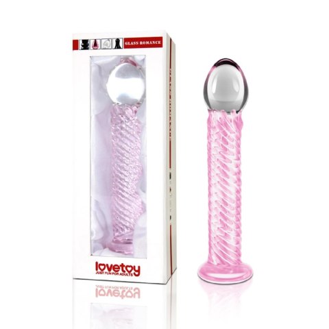 7.5"" Glass Romance Pink Lovetoy