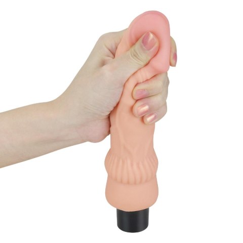 7.8"" REAL SOFTEE Vibrating Dildo Lovetoy