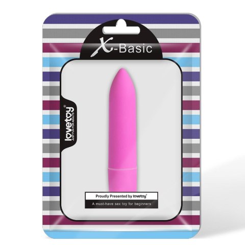 X-Basic Bullet Long 10 speeds Silver Lovetoy